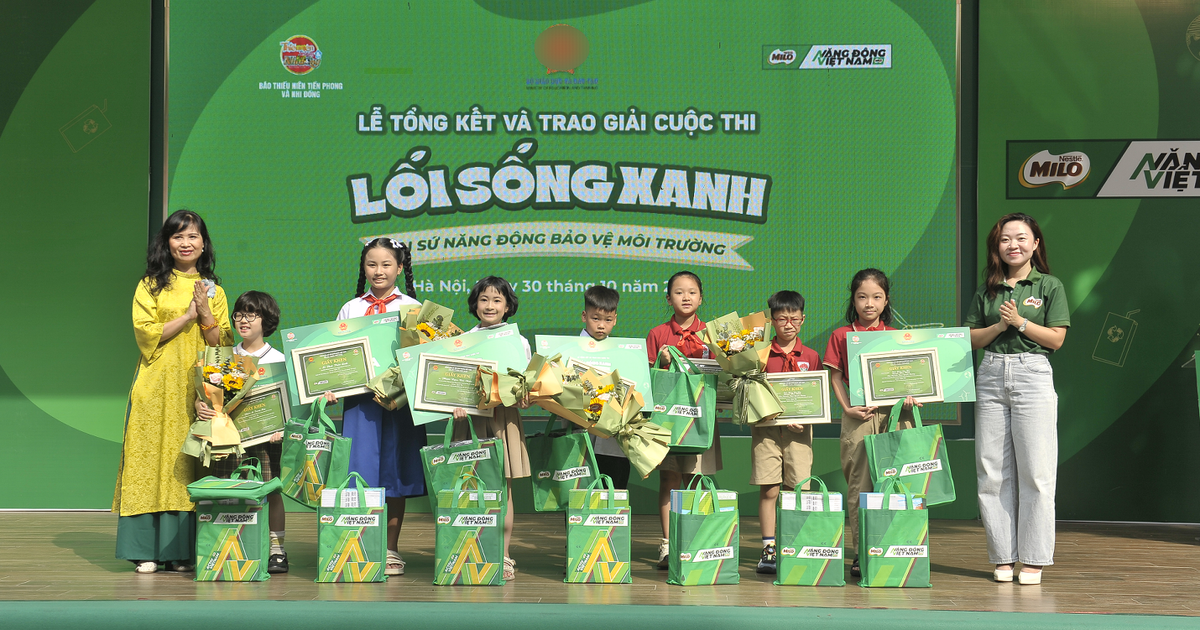 Học sinh lan tỏa lối sống xanh từ trường học