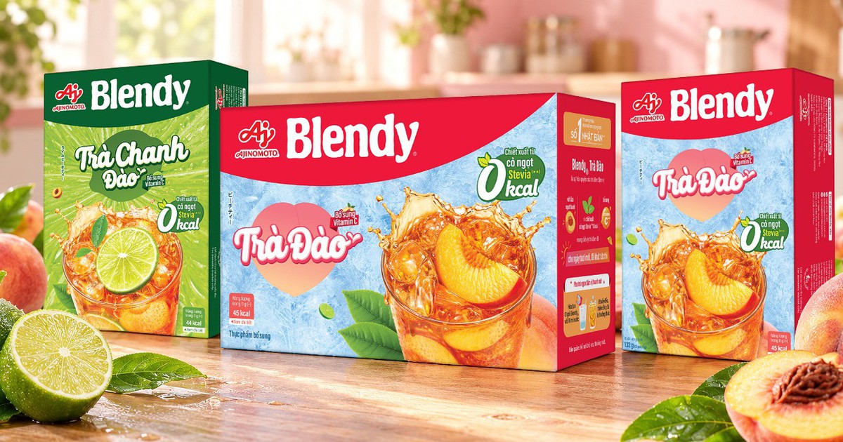 Hai vị trà trái cây mới cho lựa chọn giải khát hằng ngày