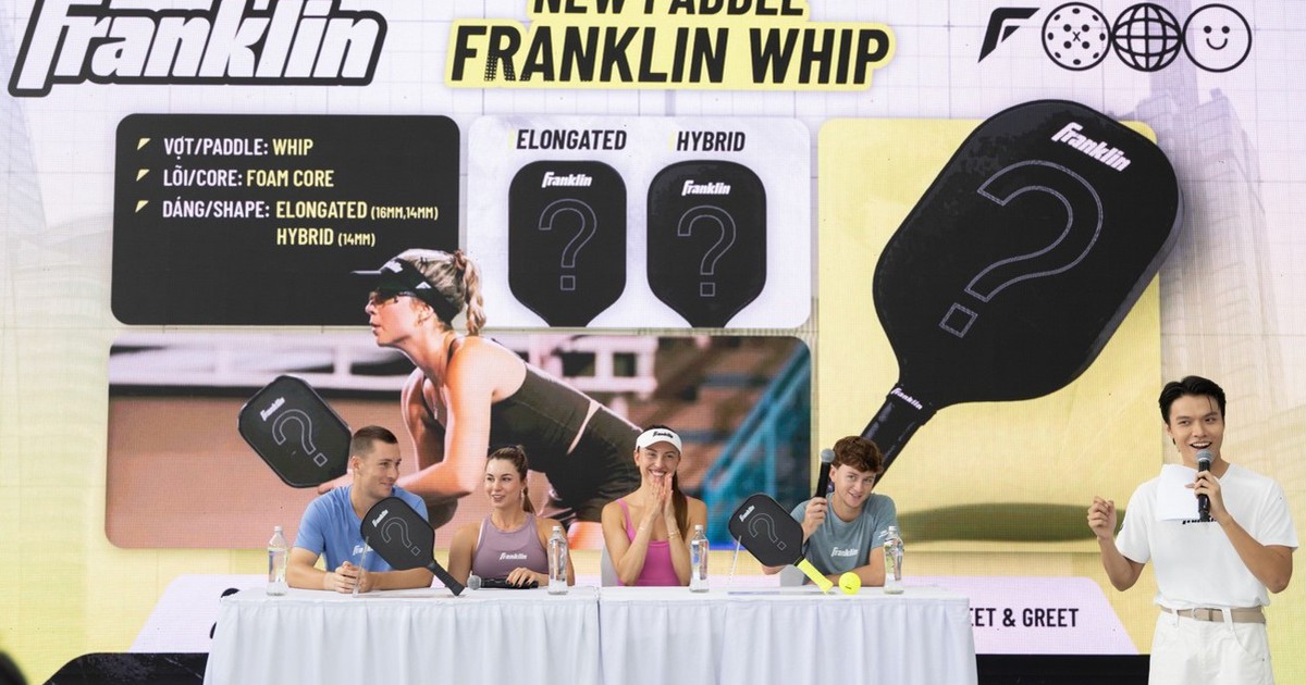Thương hiệu thể thao Franklin hơn 80 năm giao lưu cùng người yêu pickleball tại TPHCM