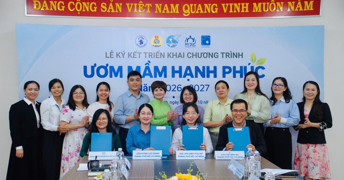K&yacute; kết chương tr&igrave;nh hỗ trợ IVF miễn ph&iacute; Ươm mầm hạnh ph&uacute;c tại TPHCM