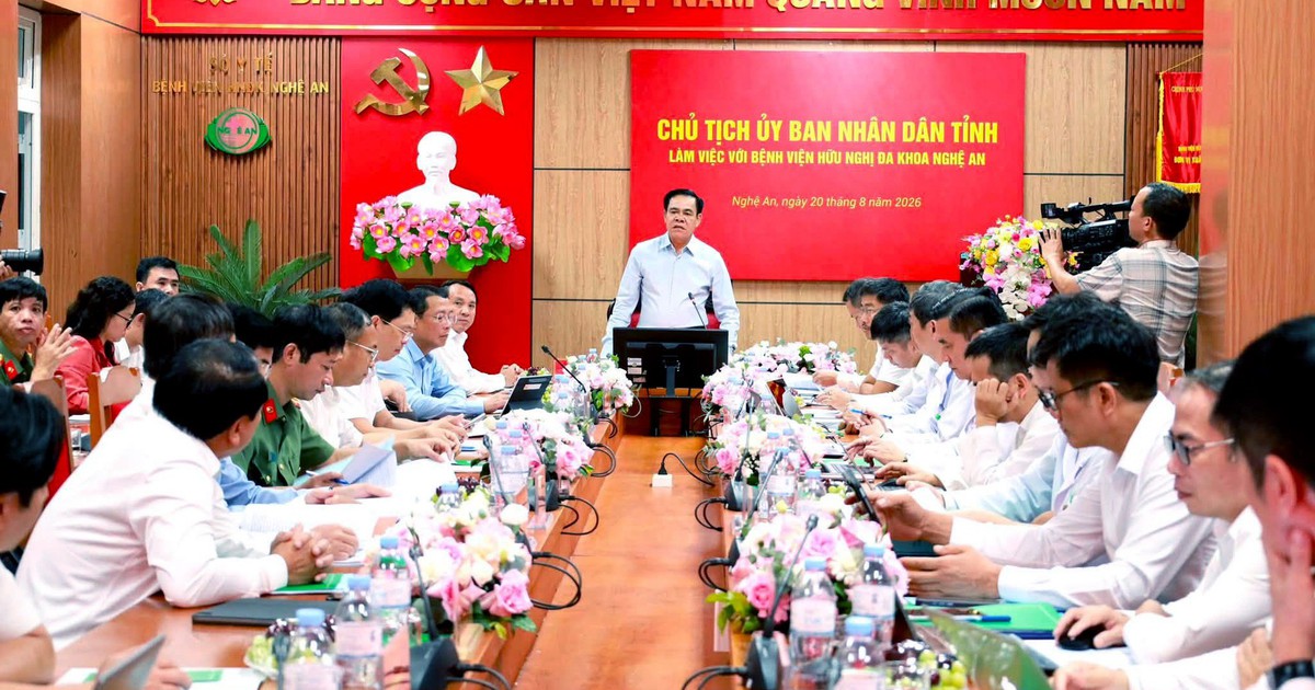 Quyết liệt đưa Bệnh viện Hữu nghị Đa khoa Nghệ An l&ecirc;n hạng đặc biệt