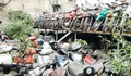 Hàng ngàn phương tiện vi phạm giao thông chồng chất lên nhau, không có chủ đến nhận 