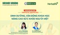 Truyền hình trực tuyến: Dinh dưỡng, vận động khoa học - Nâng cao sức khoẻ người Việt
