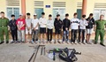 Ngăn chặn 11 thanh thiếu niên mang hung khí để giải quyết mâu thuẫn