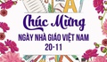Những mẫu thiệp chúc mừng ngày Nhà giáo Việt Nam 20/11 đẹp nhất 2025
