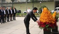 Đoàn đại biểu Lào dâng hoa tưởng niệm Chủ tịch Hồ Chí Minh tại TPHCM