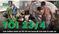 Tối 23/4: Xác minh clip chồng đánh vợ tới tấp khi đang bế con nhỏ ở Long An