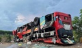 Xe khách mất lái, lộn nhiều vòng, hàng chục hành khách may mắn thoát nạn