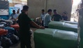 Phát hiện lượng lớn vải may mặc không rõ nguồn gốc tại một công ty chuyển phát ở Nam Định