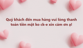 Cửa hàng chỉ nhận thanh toán tiền mặt nhằm 'né thuế': Thiệt nhiều hơn lợi