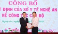 Bệnh viện Hữu nghị Đa khoa Nghệ An có tân Phó Giám đốc