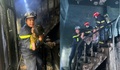 Hà Nội: Giải cứu 3 người mắc kẹt trong vụ cháy nhà ở phường Bồ Đề