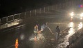 Cơn mưa lớn làm cát tràn xuống cao tốc Vĩnh Hảo - Phan Thiết