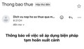 Bị mạo danh lập doanh nghiệp, người dân nhận thông báo tạm hoãn xuất cảnh