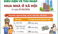 Điều kiện về thu nhập mua nhà ở xã hội từ ngày 7/4/2026