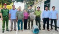 Phát hiện động vật quý hiếm trên rẫy, cả nhà mang nộp cho công an
