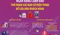 Ngân hàng cảnh báo thủ đoạn giả mạo số điện thoại để lừa đảo khách hàng