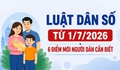 Luật Dân số: 6 điểm mới người dân cần biết