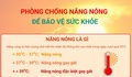 Phòng chống nắng nóng để bảo vệ sức khỏe