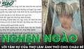 Nghẹn ngào dòng tâm sự của người thợ làm ảnh thờ cho cháu bé 4 tuổi bị bạo hành tử vong