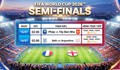 Lịch thi đấu Bán kết World Cup 2026 mới nhất