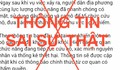 Thông tin xe công vụ lao xuống suối ở Lào Cai là sai sự thật