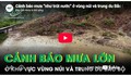 Cảnh báo mưa 'như trút nước' ở vùng núi và trung du Bắc Bộ, nguy cơ ngập úng và sạt lở đất tăng cao