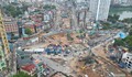 Ga ngầm Vành đai 1 triển khai tường vây sâu 42m