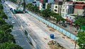 Gần 500m đường Văn Cao được rào chắn thi công ga S1 metro số 5