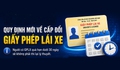 Quy định mới về cấp đổi giấy phép lái xe