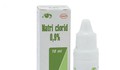 Công ty sản xuất thuốc nhỏ mắt Natri clorid 0,9% bị Bộ Y tế phạt 50 triệu
