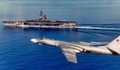 Oanh tạc cơ Tu-16 lao xuống biển sau 'màn khiêu khích' tàu sân bay Mỹ