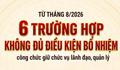 Từ tháng 8/2026: 6 trường hợp công chức không đủ điều kiện bổ nhiệm