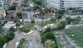 Cận cảnh tuyến Phạm Hùng - Lê Đức Thọ bắt đầu giải tỏa mặt bằng chuẩn bị thi công