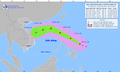 Cơn bão mới xuất hiện có cường độ mạnh dự báo sẽ vào Biển Đông