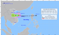 Áp thấp nhiệt đới đã mạnh lên thành bão số 4 áp sát vùng biển miền Trung