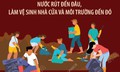 Một số lưu ý khi vệ sinh nhà cửa, dọn dẹp môi trường sau ngập lụt