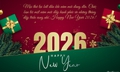 Những mẫu thiệp chúc mừng năm mới 2026 đẹp nhất