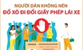 Người dân không nên đổ xô đi đổi giấy phép lái xe