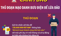 Cảnh báo thủ đoạn mạo danh bưu điện để lừa đảo