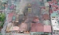 Hà Nội: Huy động lực lượng dập tắt đám cháy tại xưởng đồ gỗ ở Đông Anh
