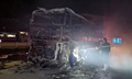 'Bà hỏa' thiêu rụi xe khách giường nằm, 27 hành khách may mắn thoát nạn