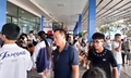 Nhiều người phải xếp hàng chờ đi vệ sinh ở Trạm dừng nghỉ cao tốc tây Ninh Bình
