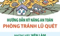 Hướng dẫn kỹ năng an toàn phòng tránh lũ quét