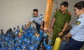 Đánh sập lò ‘khí cười’ trái phép, thu giữ hàng trăm bình khí N2O không rõ nguồn gốc