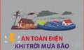 An toàn điện khi trời mưa bão