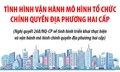 Tình hình vận hành mô hình tổ chức chính quyền địa phương hai cấp