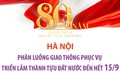 Hà Nội: Phân luồng giao thông phục vụ Triển lãm thành tựu đất nước đến hết 15/9