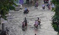 Triều cường rằm tháng 7 gây ngập úng ở Nam Bộ