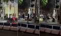 Nhóm nam nữ lao vào hỗn chiến giữa đêm, náo loạn ngã tư chợ Ngọc Thụy